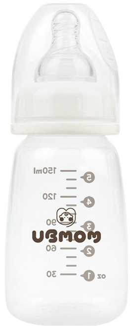 유비맘 신생아용 조리원 PP 젖병, 베이지, 150ml, 1개