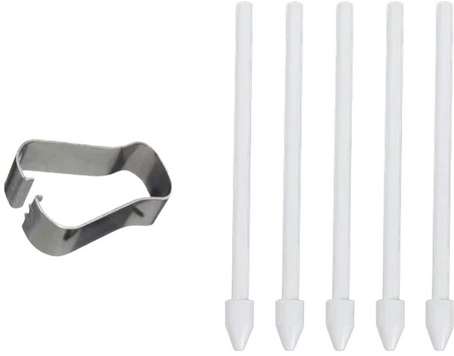 바리코 갤럭시 호환 교체 펜촉 5p 세트 FREE, 화이트, 1세트