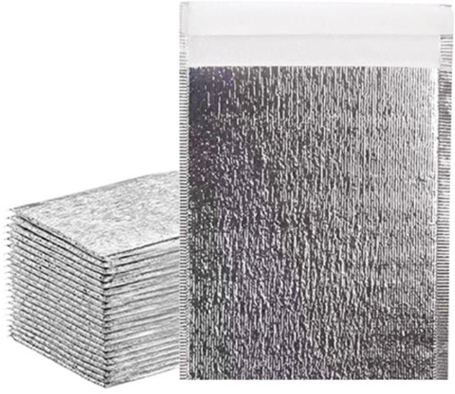 GUNU 접착테이프 부착형 은박 보온보냉팩, 50개