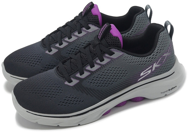 SKECHERS 女款 GO WALK 7 D楦機能健走鞋 125251BKPR