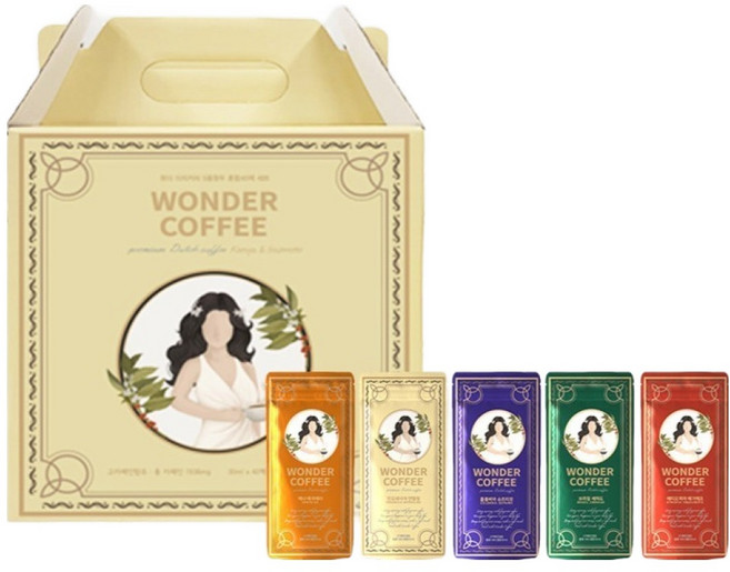 원더커피 혼합 콜드브루 더치커피 선물세트, 30ml, 40개입, 1세트