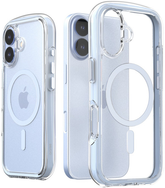 아라리 듀플M 에어 변색에 강한 맥세이프 범퍼 휴대폰 케이스