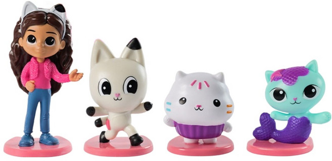 SPIN MASTER 蓋比的娃娃屋 超值迷你公仔 4件組, 1套