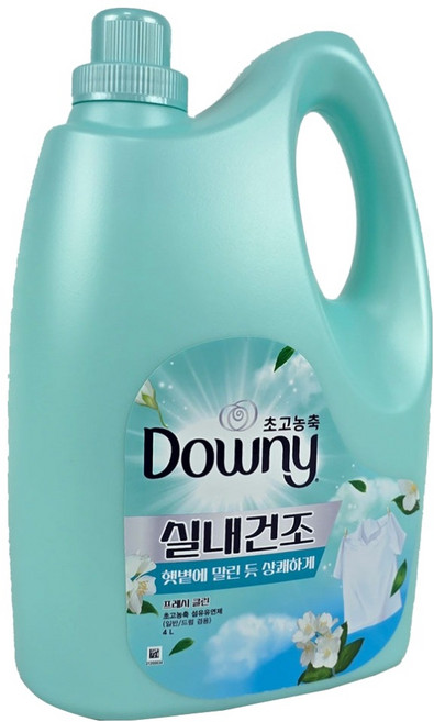 다우니 초고농축 실내건조 섬유유연제 프레시클린 본품, 4L, 1개