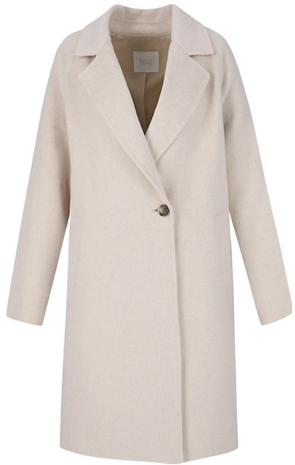 비지트인뉴욕 여성용 테일러드 핸드메이드 반더블 보온 하프코트 VZBHCA3