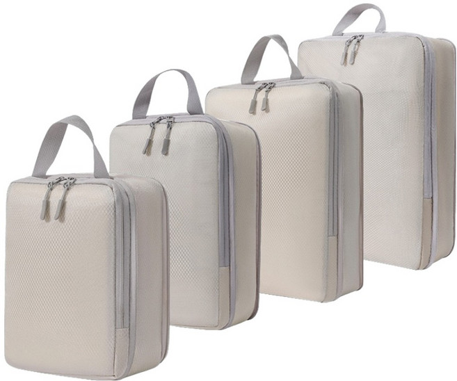 엘쏘 부피 순삭 여행용 압축 파우치 4종 세트