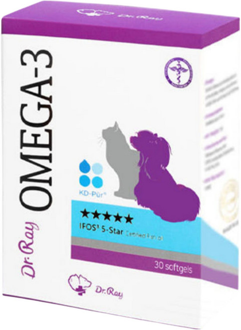 DrRay 반려동물 영양제, 30정, 오메가3, 1개