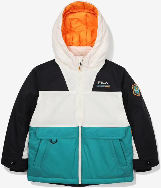 휠라키즈 스키 컬러 블록 점퍼 FK2WTF4501X