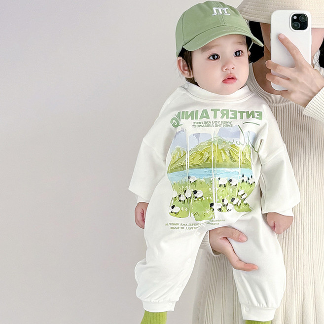 스타도어 자연 스케치 라운드 우주복