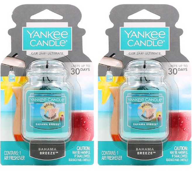 양키캔들 카자 얼티메이트 차량용 방향제, 2개, 바하마브리즈