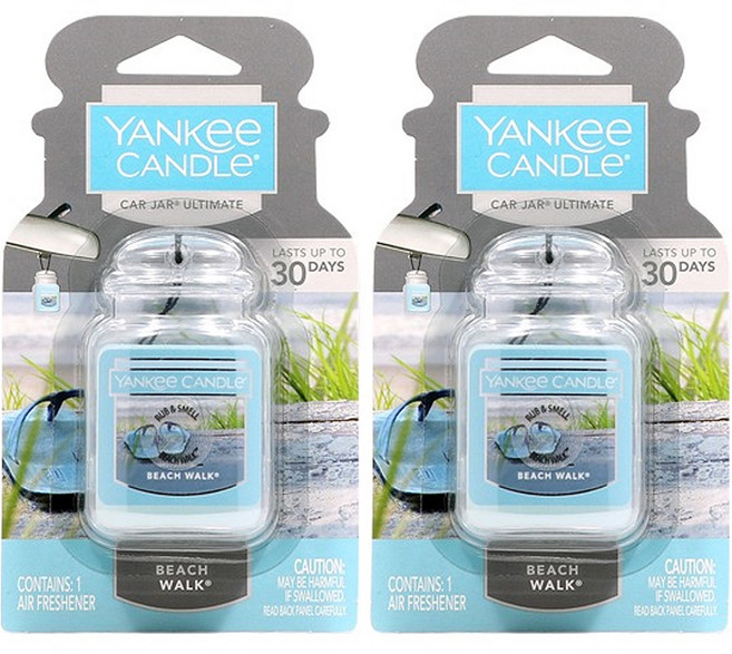 양키캔들 카자 얼티메이트 차량용 방향제, 2개, 비치워크