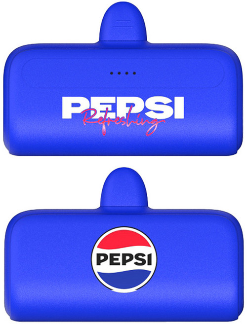 펩시 도킹 휴대용 보조배터리 4800mAh C타입, 블루, GT21700-1S1P
