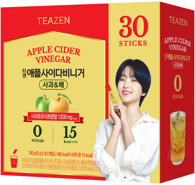 티젠 애플사이다비니거 사과배 30p, 150g, 1개