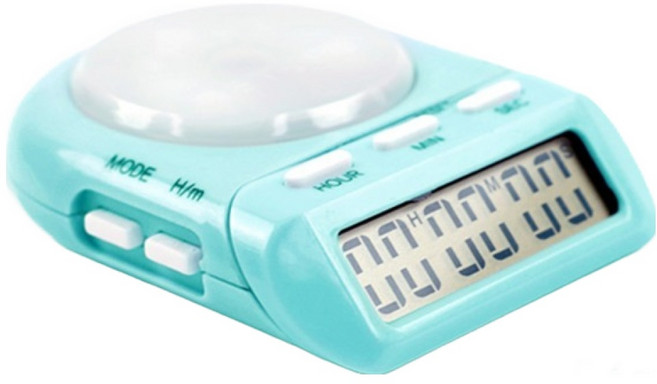 루아즈 디지털 타이머 스톱워치, 1개, 스카이