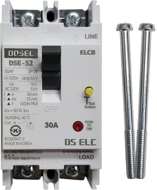 도셀 DS꼬비 산업용 메인 누전차단기 30A 깊음, 1개