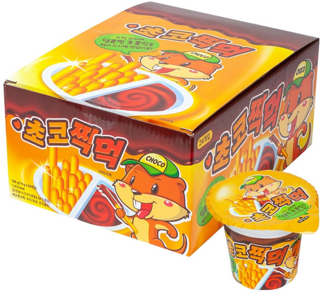초코찍먹 24p, 1개, 336g