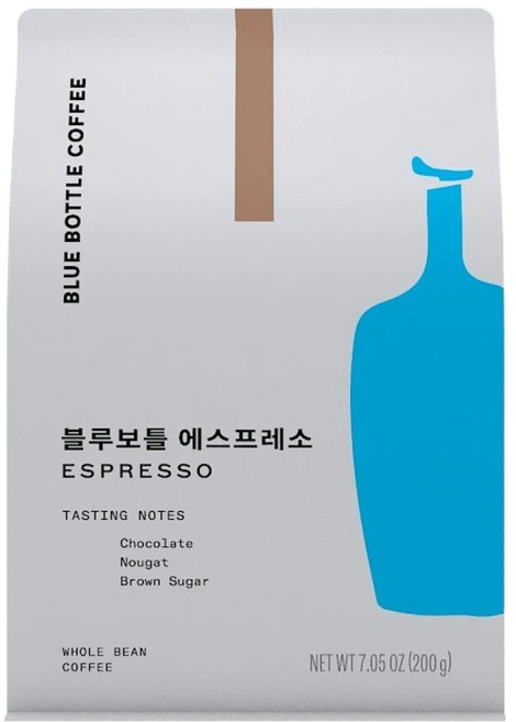 블루보틀커피 에스프레소 원두, 홀빈(분쇄안함), 200g, 1개 - 쿠팡