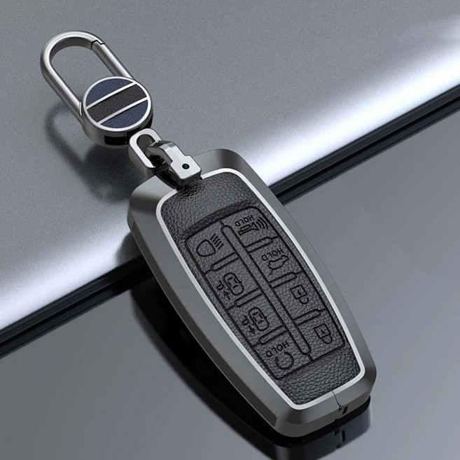 크로니클 막스라인 제네시스호환 8버튼 2중 키케이스, 블랙, CMAX-GE8BL