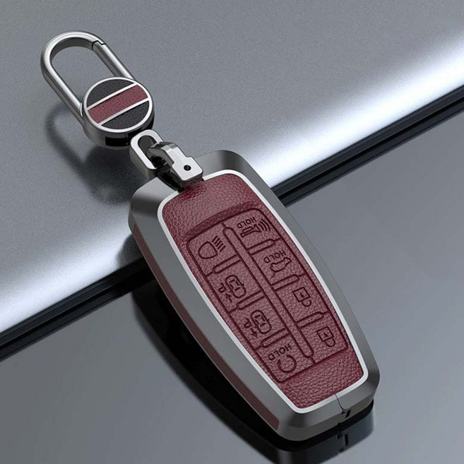 크로니클 막스라인 제네시스호환 8버튼 2중 키케이스, 레드, CMAX-GE8RE