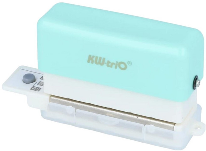 KW-triO 堡勝企業 輕便迷你活頁六孔打孔機 099H6, 薄荷綠, 1個