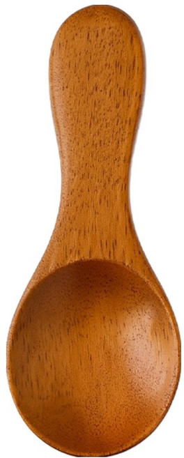 퀸스리빙 옻칠 미니스푼, 우드, 1개