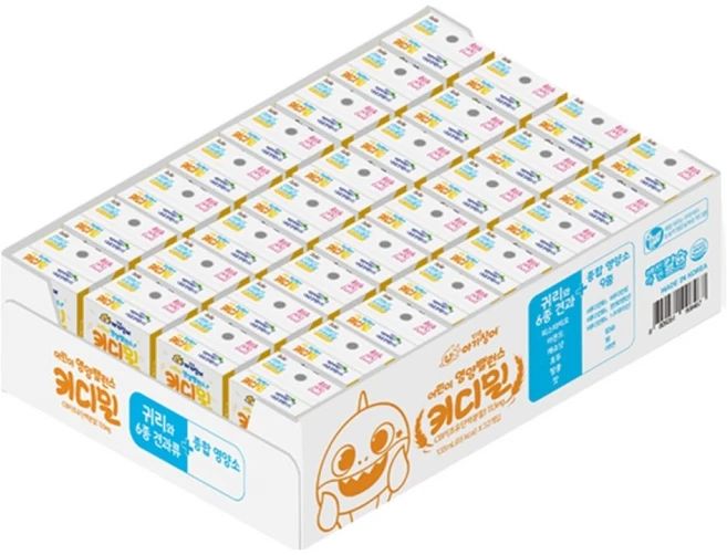 태양생활건강 핑크퐁 키디밀 귀리 성장밸런스 음료, 135ml, 32개 - 쿠팡