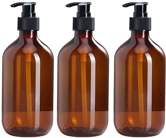 리빙메이커 주방 세탁 세제 리필 소분 공병 500ml, 3개, 엠버