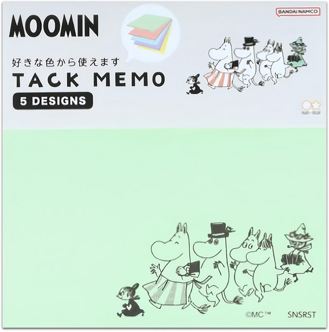 sun-star MOOMIN嚕嚕米春天來了方形便利貼, 嚕嚕米, 1個, 100張