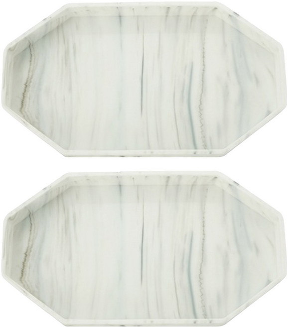 마켓피오 홈 다용도 실리콘 육각 트레이 2p, 타입2