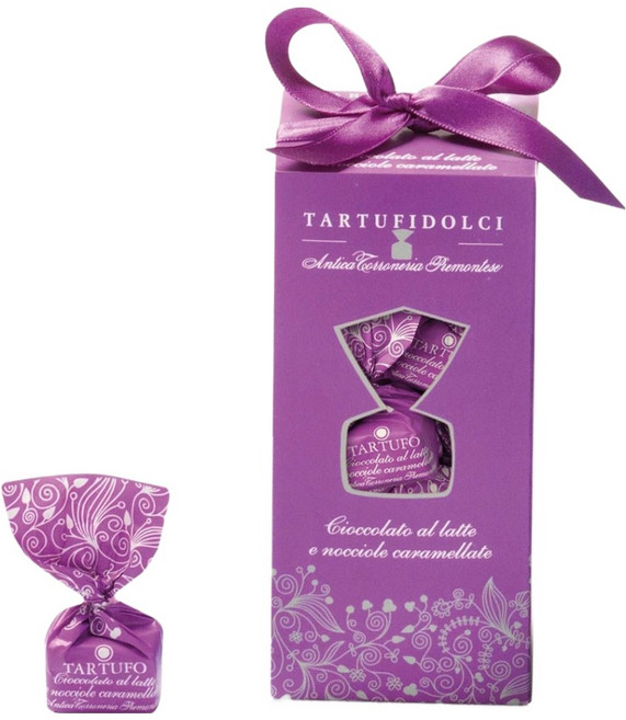 Antica Torroneria Piemontese 焦糖榛果與牛奶松露巧克力, 160g, 1個