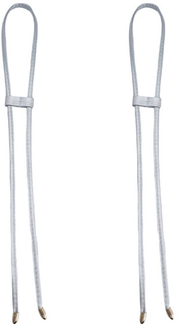 코히모 가방 리폼 DIY 복조리끈 버킷백 조임끈 5W0589, 실버, 2개