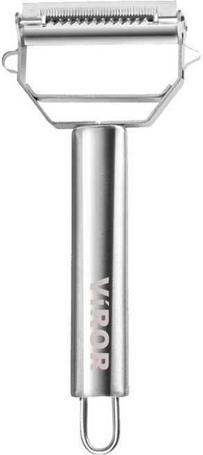 비로르 채칼 멀티 필러 야채 감자칼, 실버, 1개