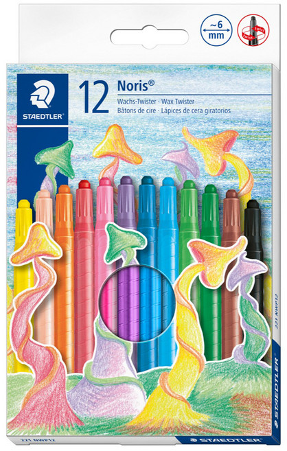 스테들러 노리스 트위스터 색연필, 1개, 12색
