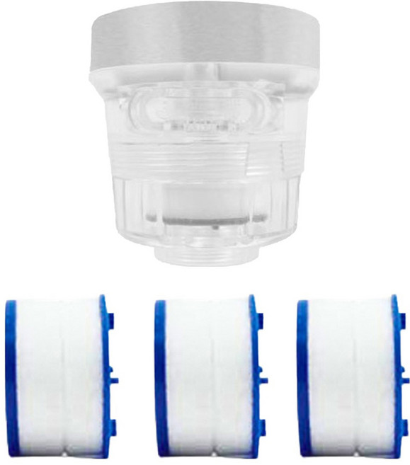 UH홈데코 고압 필터 절수기 리필, 3개