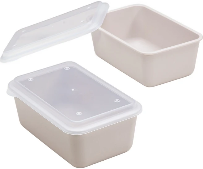 아띠홈 밀프렙 1단 도시락, 크림, 2개 - 쿠팡