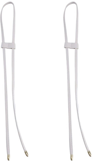 코히모 가방 리폼 DIY 복조리끈 버킷백 조임끈 5W0589, 화이트, 2개