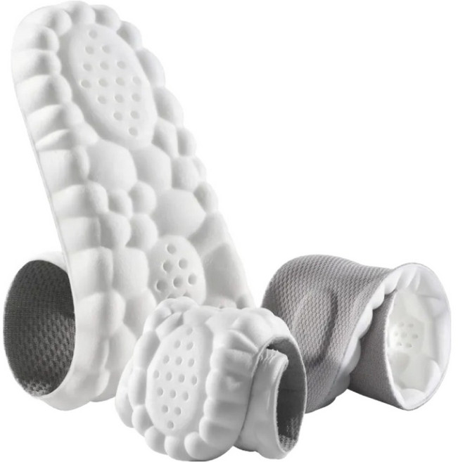 파파홀릭 여성용 발편한 푹신한 구름깔창 에어 인솔 그레이, 1세트