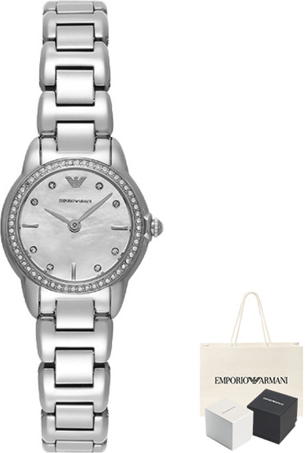 엠포리오아르마니 여성용 미아 자개 메탈시계 AR11669 + 쇼핑백 + 패키지 랜덤발송