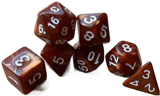 썬앤드림 보드게임 타로 다면 주사위 7종 세트, DT9, 1세트