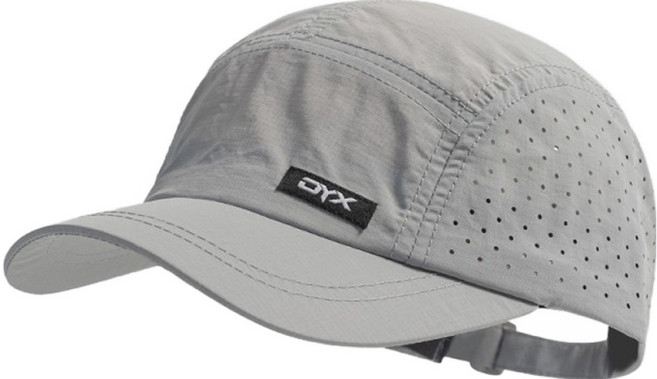 미즈카 야외 러닝 아웃도어 통기성 경량 캡모자, 그레이