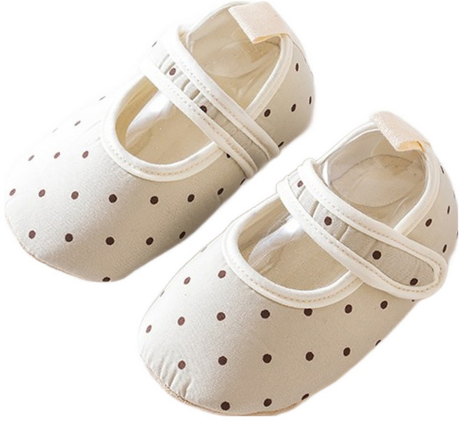 베베니즈 땡땡이 미끄럼방지 보행기신발