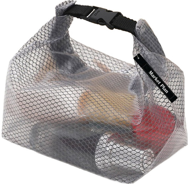 마켓플랜 스트랩 다용도 물놀이 방수백, 그레이