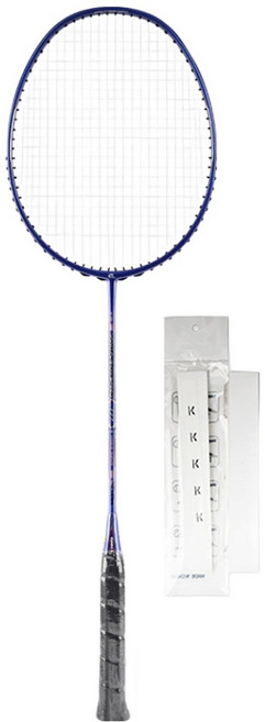 아펙스 나노퓨전스피드 722 배드민턴 라켓 바이올렛블루 + 줄작업 + 그립 화이트 + 풀커버 랜덤발송 세트, 1세트