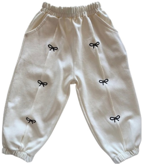 Kikimora 兒童按扣蝴蝶結束口褲