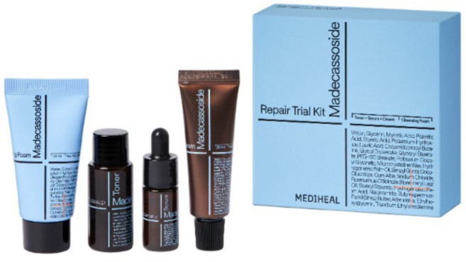 메디힐 마데카소사이드 리페어 트라이얼 키트 클렌징 폼 30ml + 토너 30ml + 세럼 10ml + 크림 20ml 세트, 1세트
