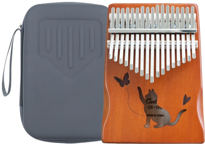칸타빌 17키 나비 칼림바 CK-160 + 에바 하드케이스 세트, 1세트