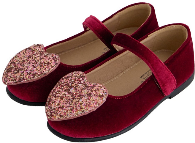 베이비잼 글로이 하트 플랫슈즈