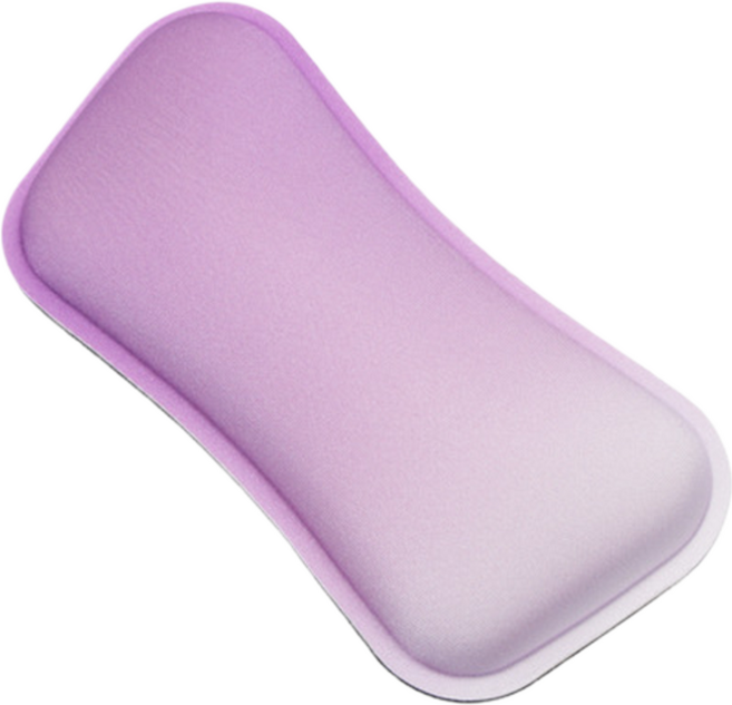 다온 경량형 푹신한 마우스패드 소형, 핑크 + 퍼플, 1개