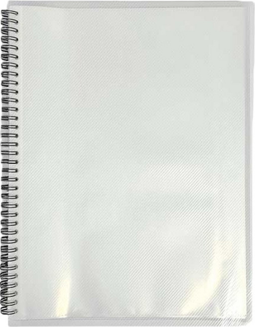 티처스 360도 스프링 화일 230 x 310 mm x 40p, 투명, 1개