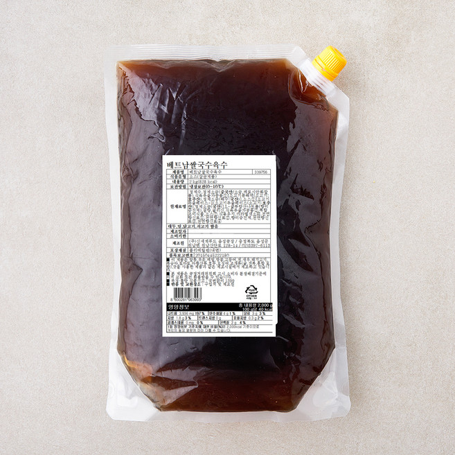 베트남 쌀국수 육수, 2kg, 1개